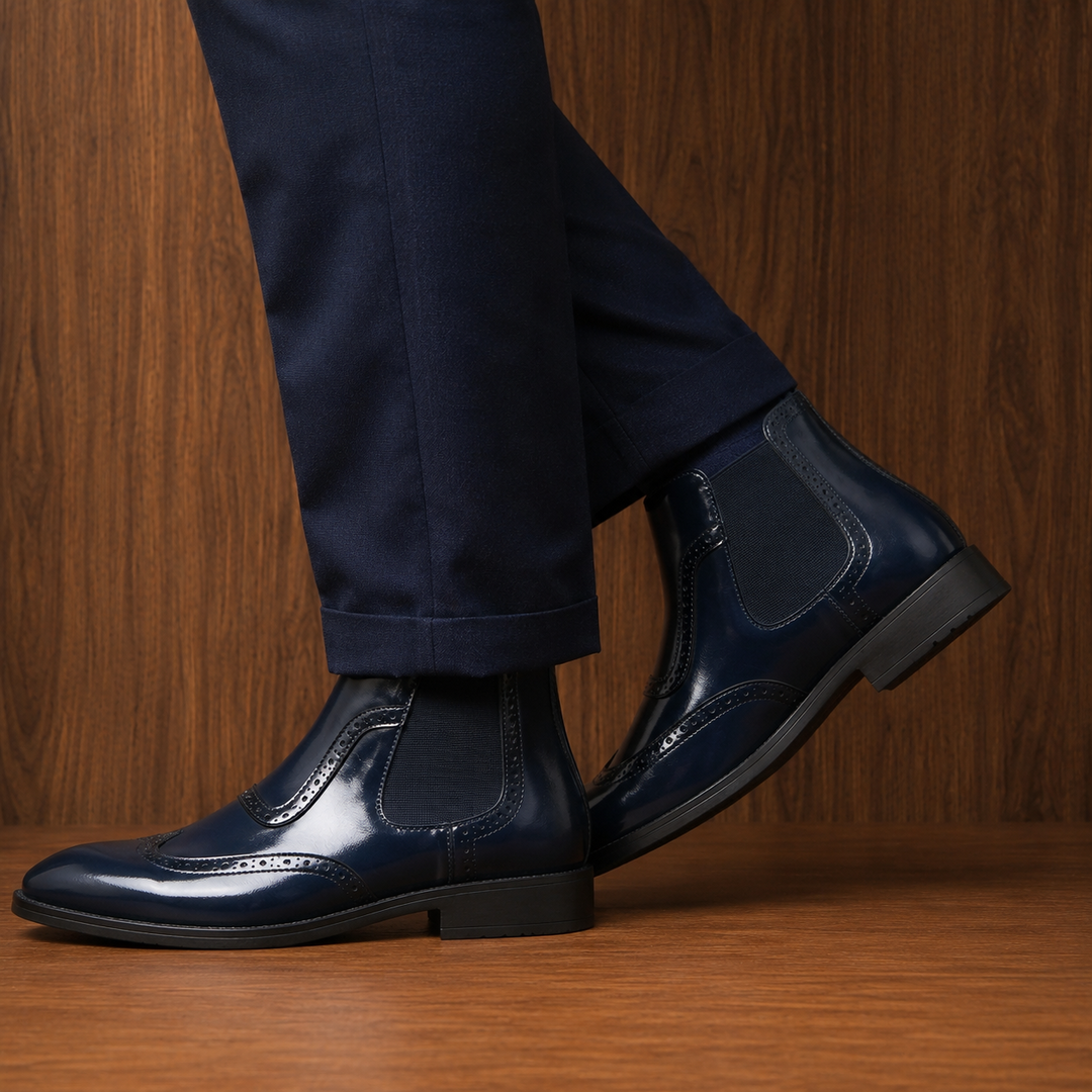 Wingtip Chelsea Boots