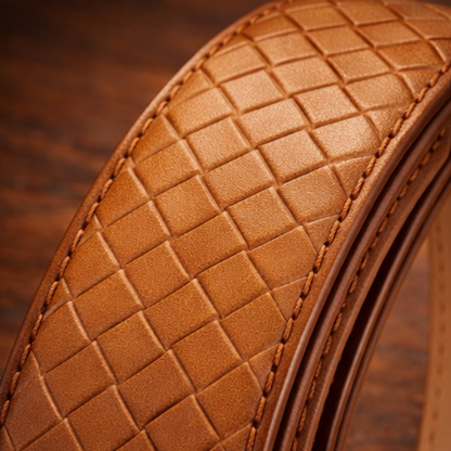 Woven Leather Belt