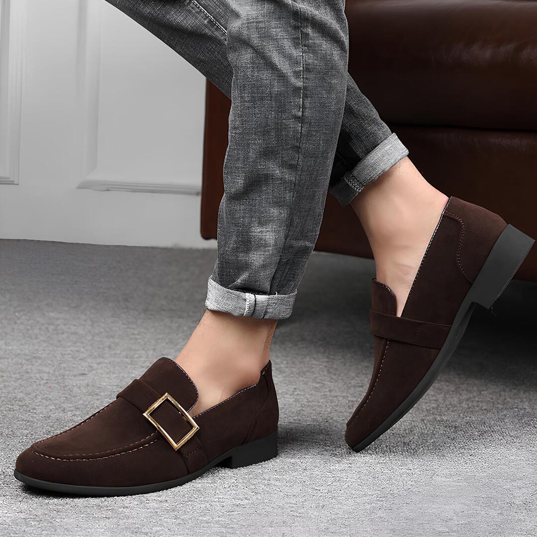 Suede Leather Loafers