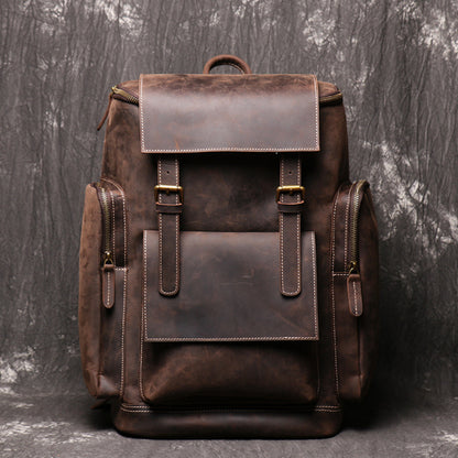 Explorer Leather Backpack