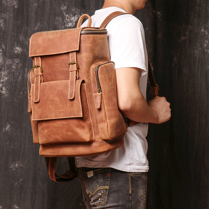 Explorer Leather Backpack