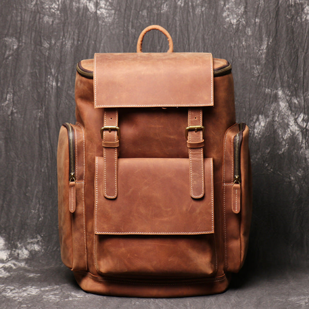Explorer Leather Backpack