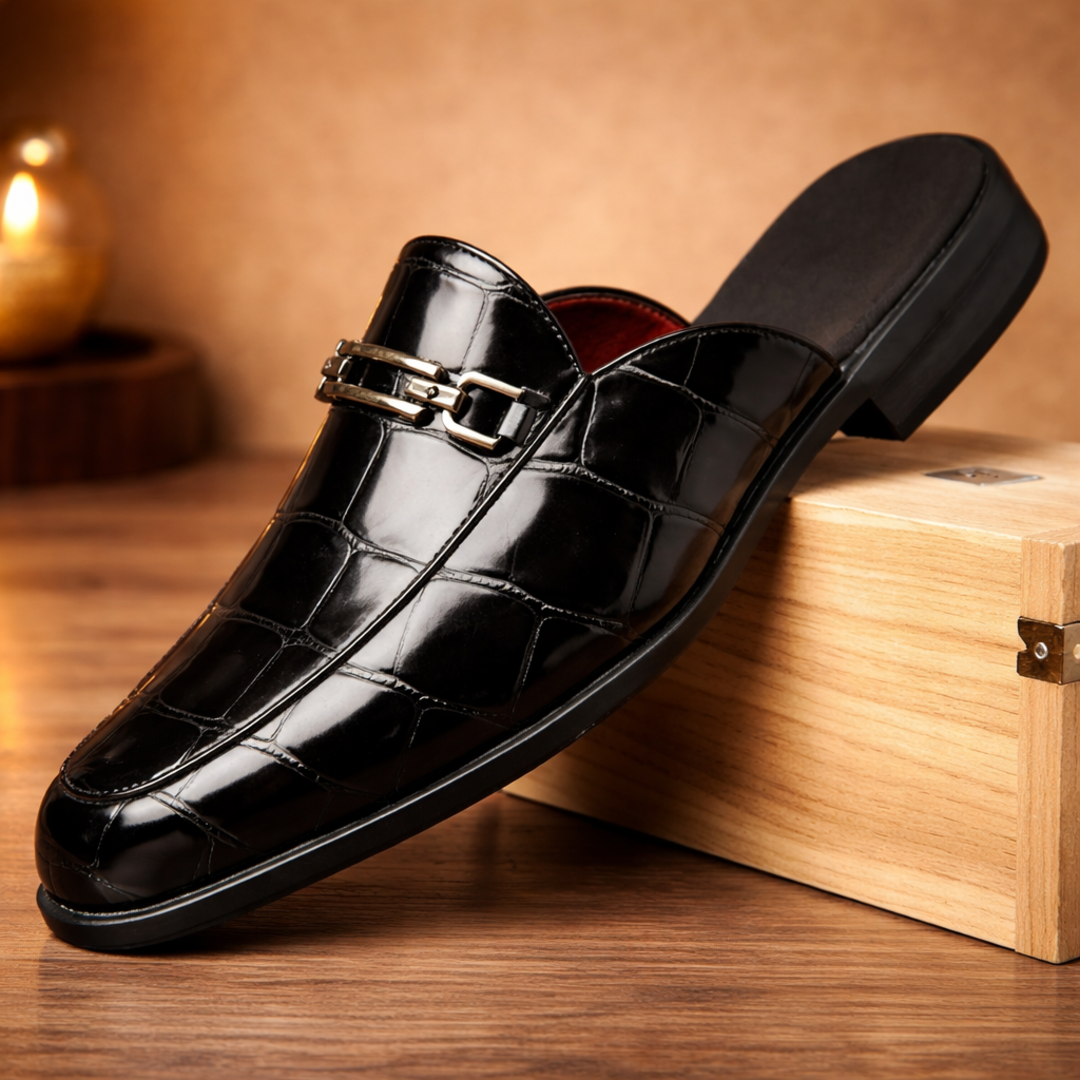 Textured Slip Loafers