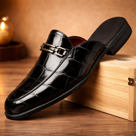 Textured Slip Loafers