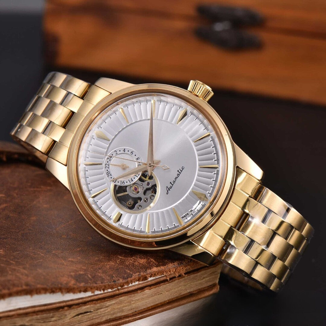 OPEN-HEART AUTOMATIC WATCH