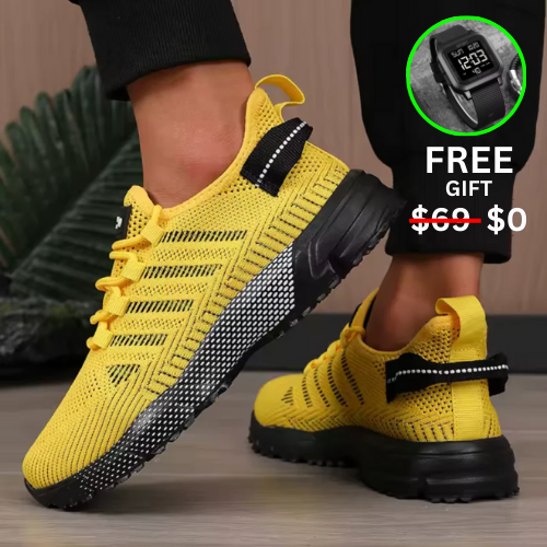 STRIDE EASY SNEAKERS + FREE SPORT SMART WATCH