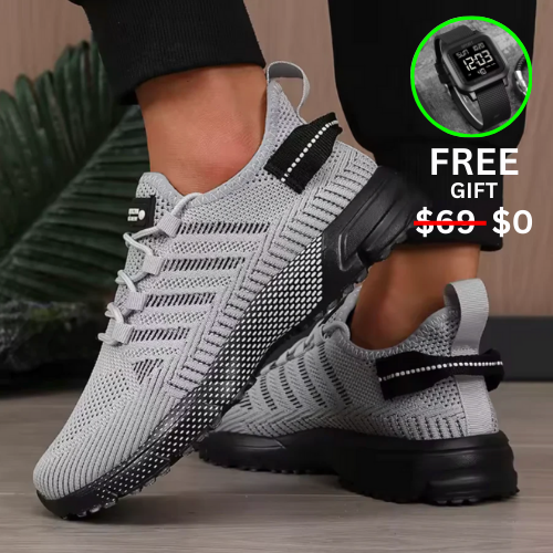 STRIDE EASY SNEAKERS + FREE SPORT SMART WATCH