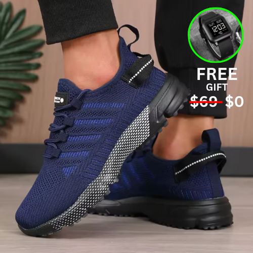 STRIDE EASY SNEAKERS + FREE SPORT SMART WATCH