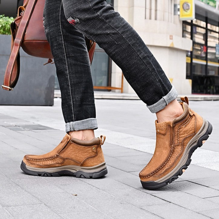 PREMIUM LEATHER HIGH-TOP SHOES