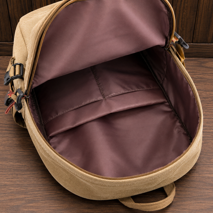 Structured Multiple Storage Backpack