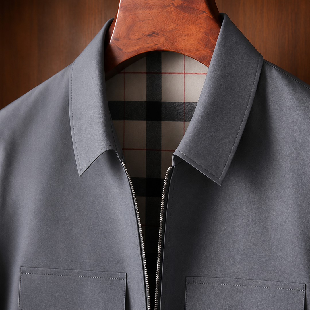 Zip Front Structured Jacket