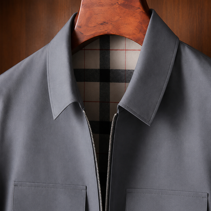 Zip Front Structured Jacket