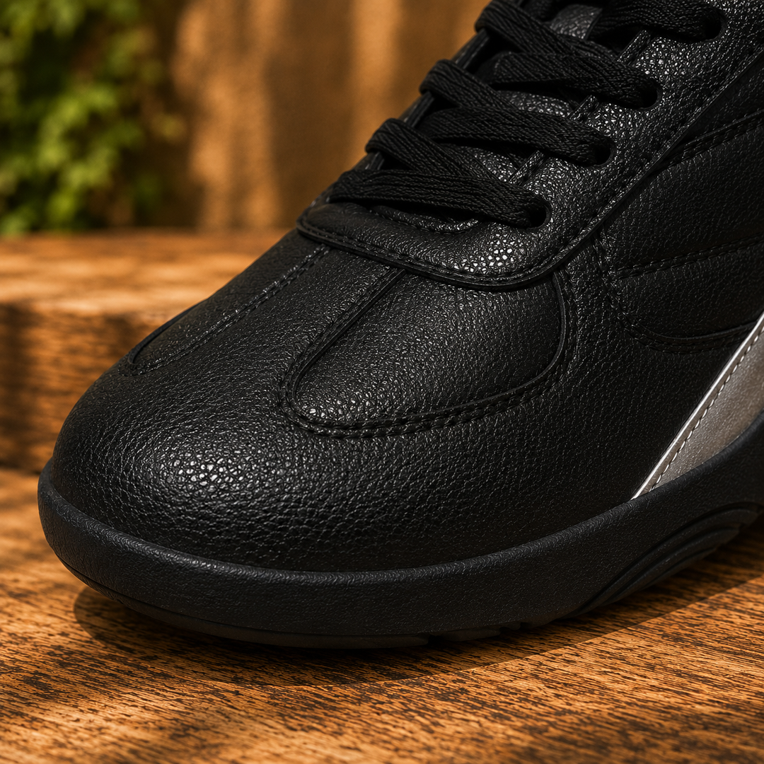 Leather Lace Casual Sneakers