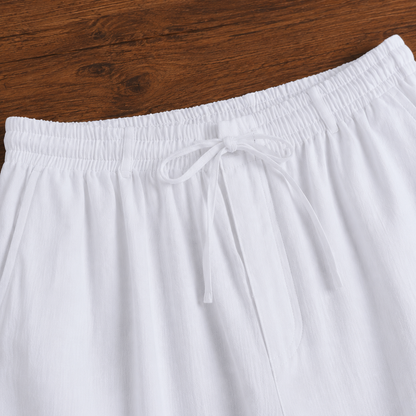 Drawstring Linen Trousers
