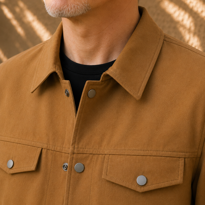 Snap Front Trucker Jacket