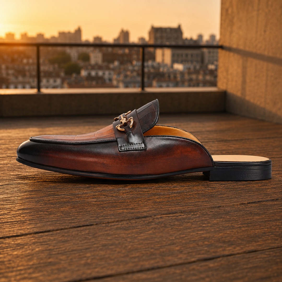 Classic Leather Mules