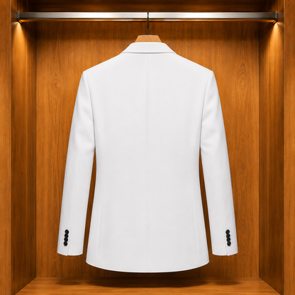 Structured Notch Lapel Blazer