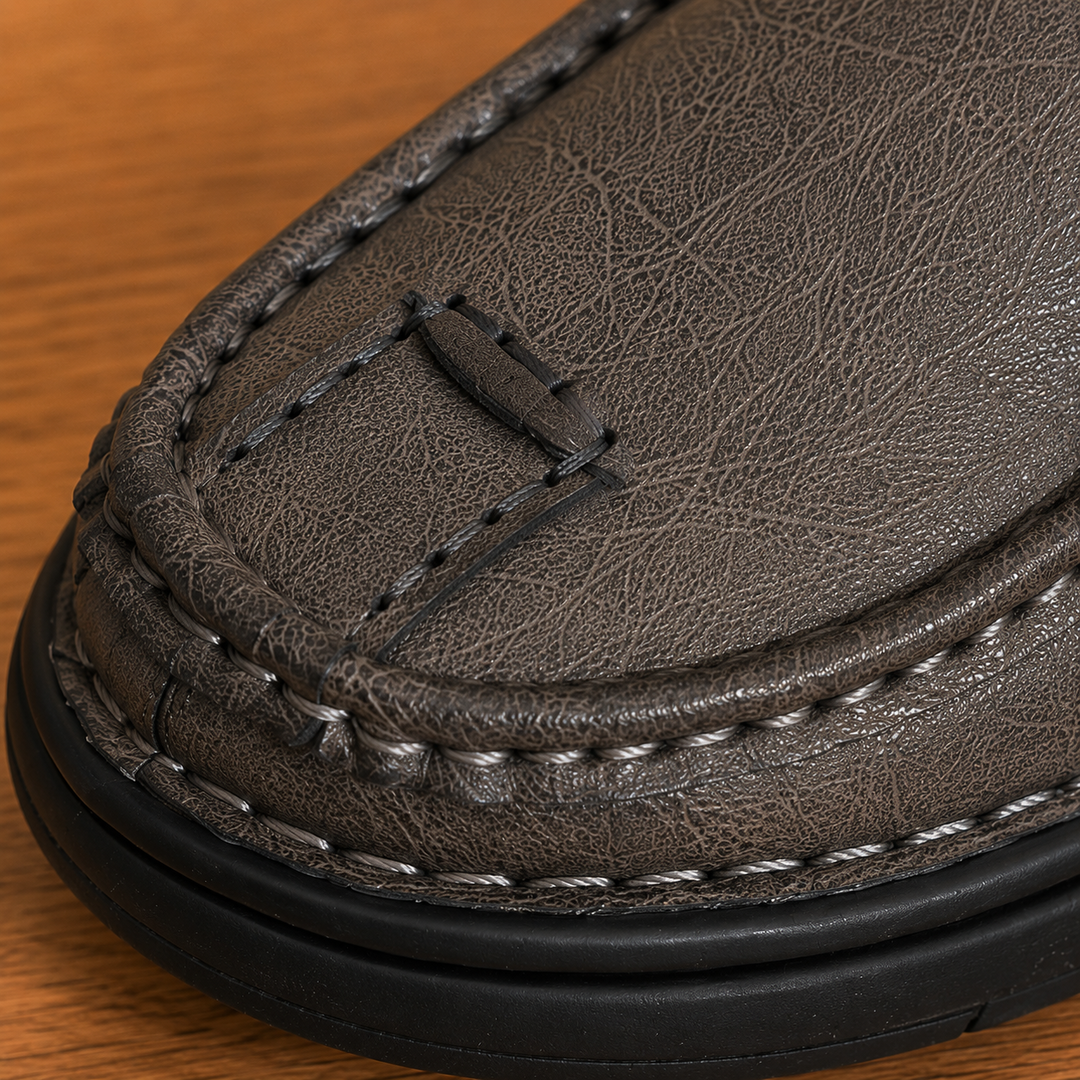 Soft Cushioned Moc-Toe Shoes