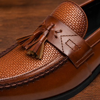 Polished Tassel Loafers