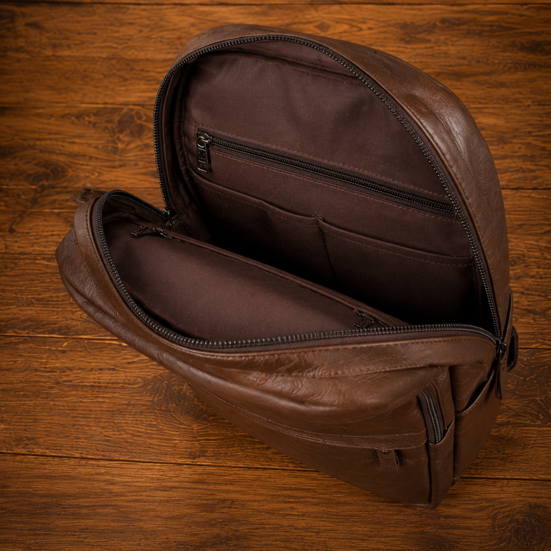 Classic Leather Backpack