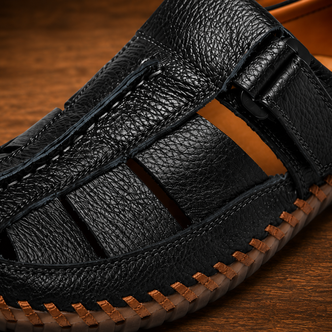 Comfortable Leather Walking Sandals