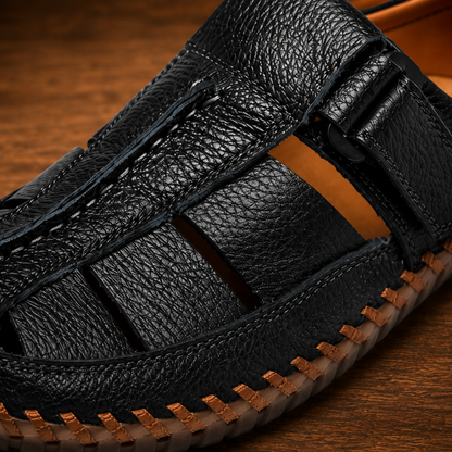 Comfortable Leather Walking Sandals