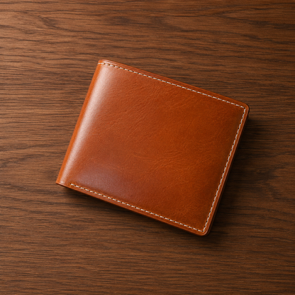 Vintage Leather Bifold Wallet
