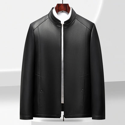 LEATHER STAND JACKET