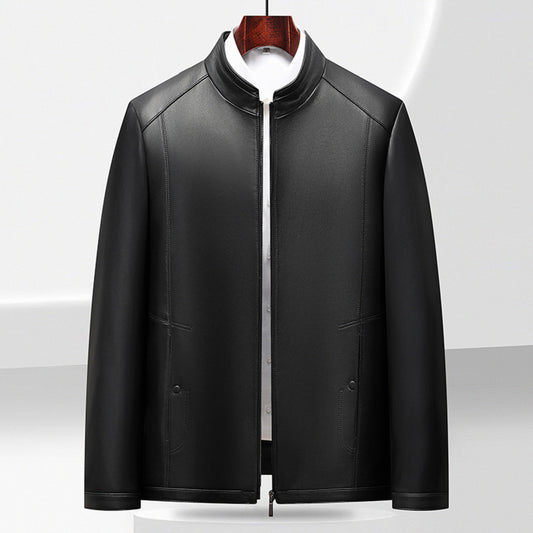 LEATHER STAND JACKET