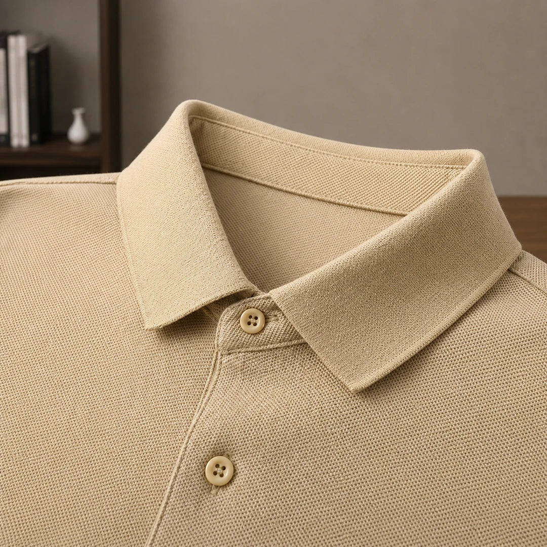 Long-Sleeve Polo Shirt