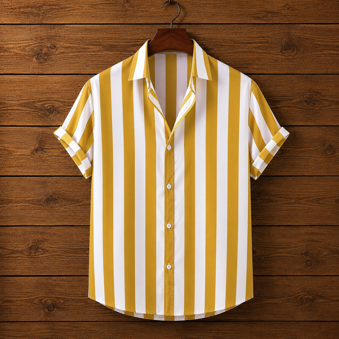 Striped Button Shirt