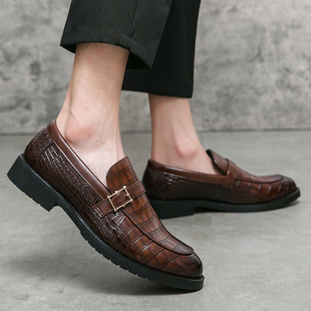 Pointed Business Loafer Shoes
