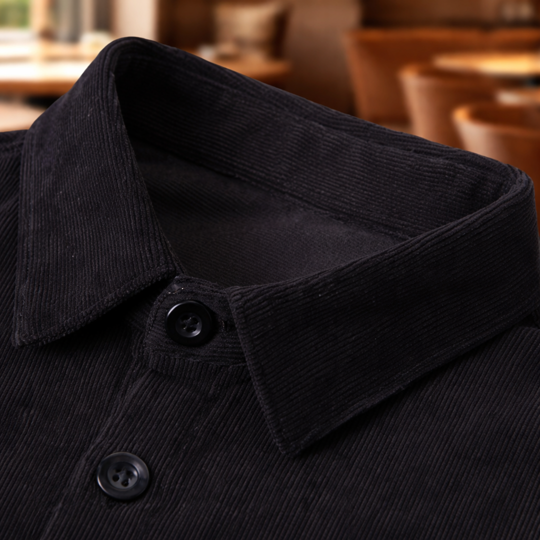 Long-sleeved Corduroy Shirt