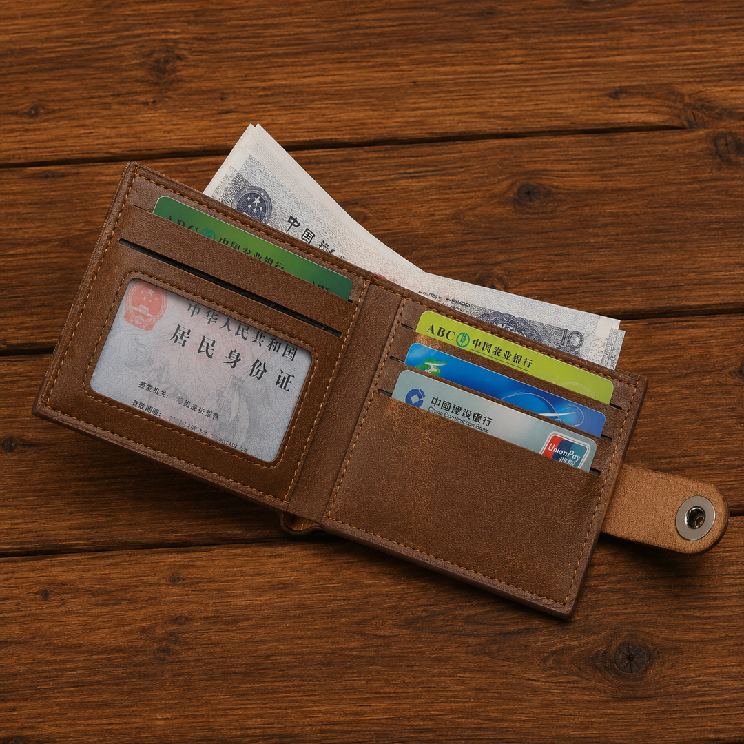 Classic Snap Closure Wallet
