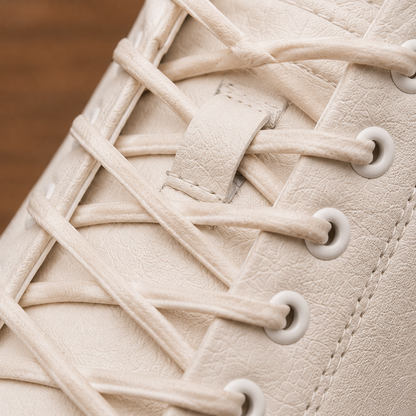 Low-Top Lace Court Sneakers