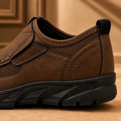 Genuine Leather Slip-Ons