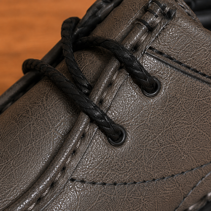 Soft Cushioned Moc-Toe Shoes