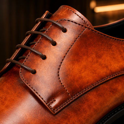 Plain Toe Derby Shoes