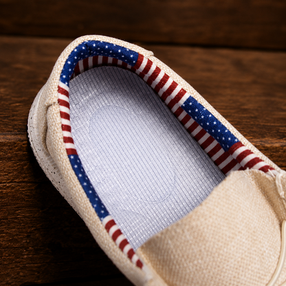 Breathable Canvas Slip-Ons