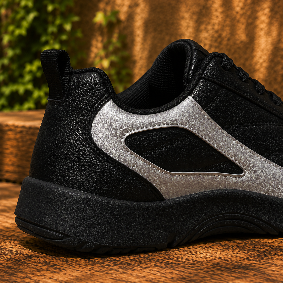 Leather Lace Casual Sneakers