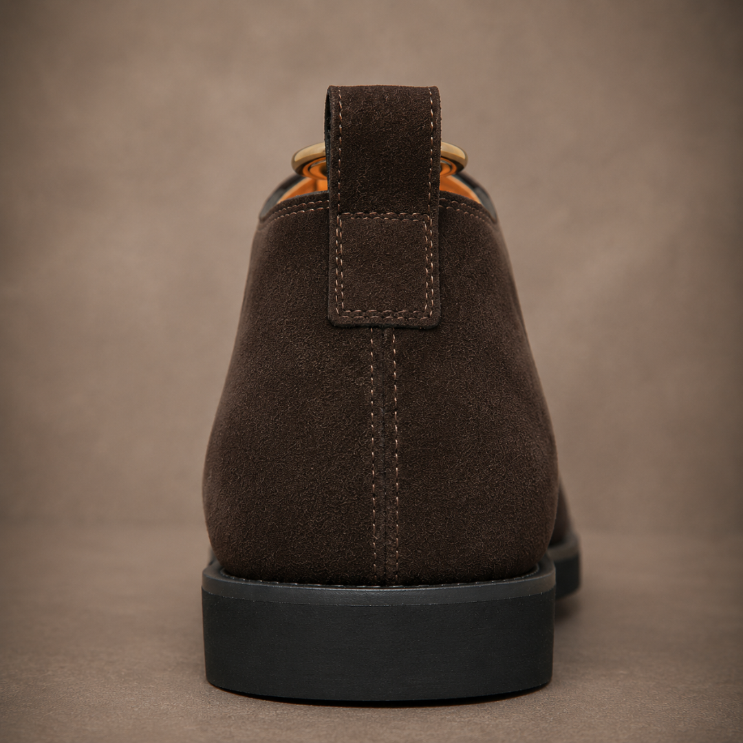 Suede Slip-On Boots