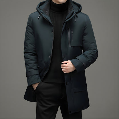 Classic Mid-Length Cotton Coat