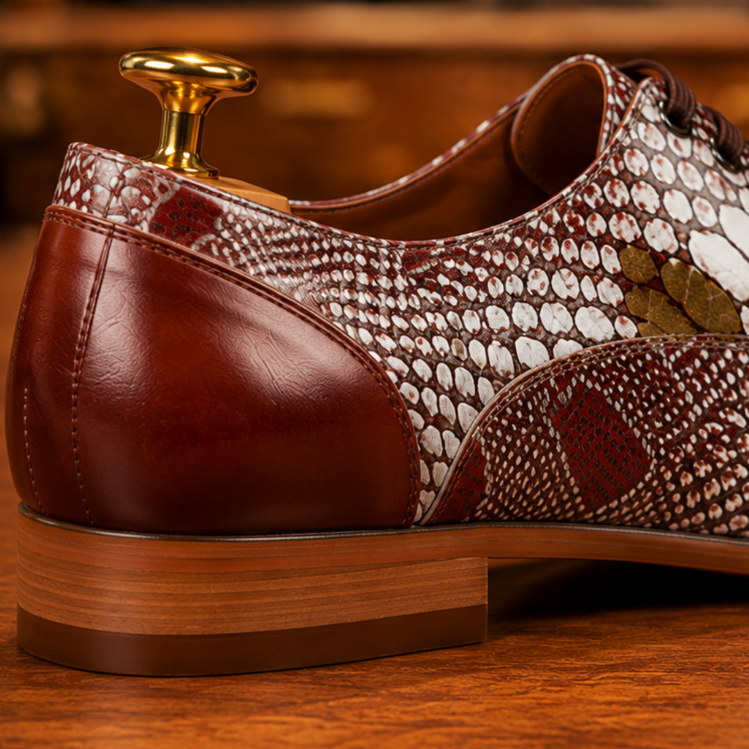 Textured Leather Dress Shoes