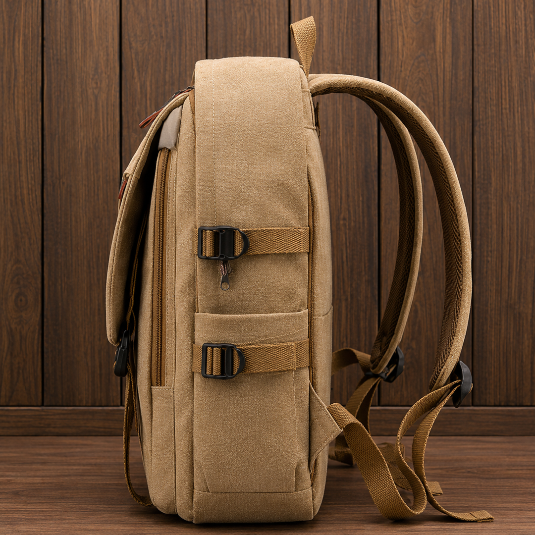 Structured Multiple Storage Backpack