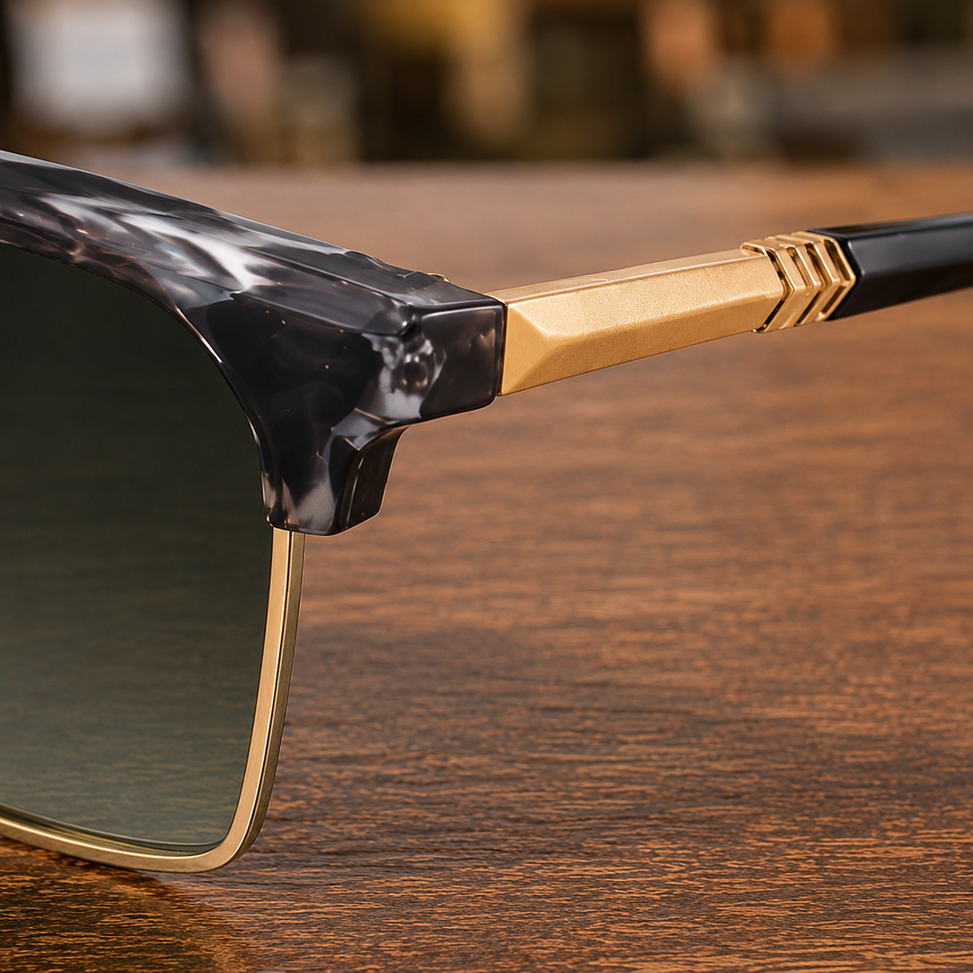 Flat Top Square Sunglasses