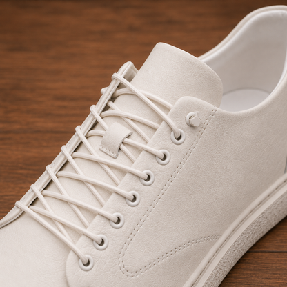 Low-Top Lace Court Sneakers