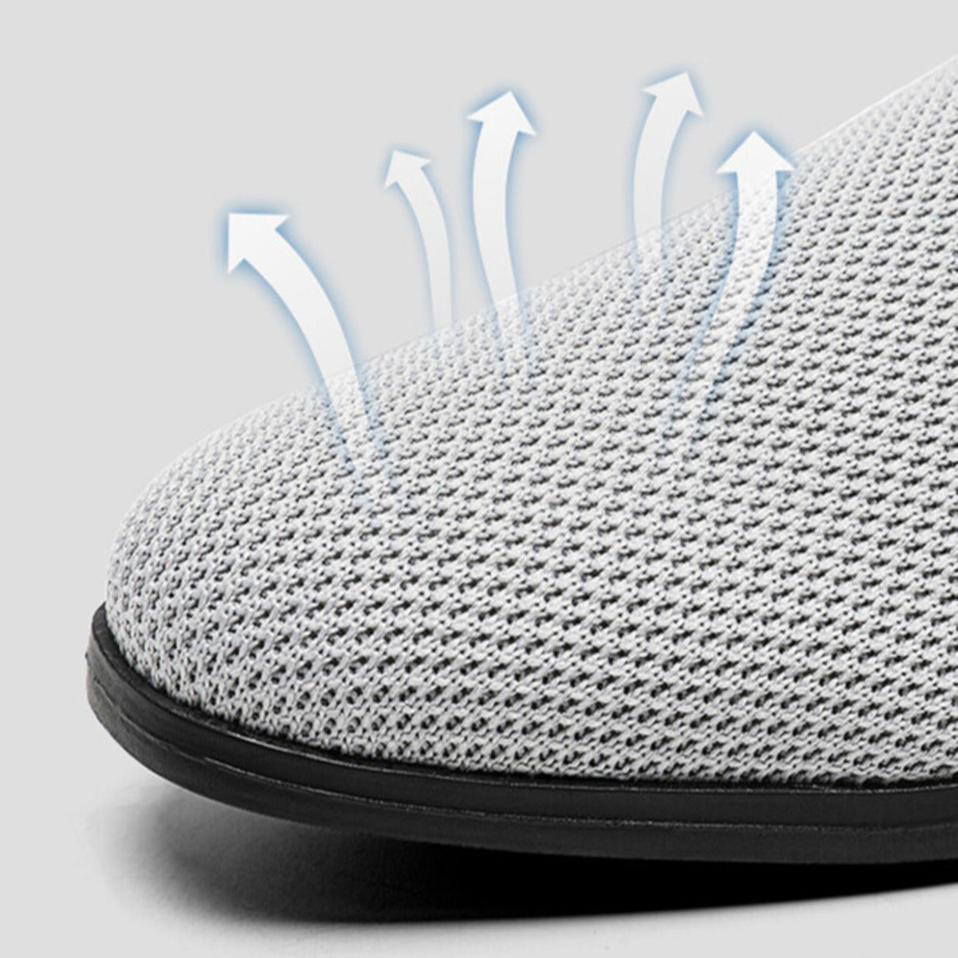 Breathable Knit Loafers