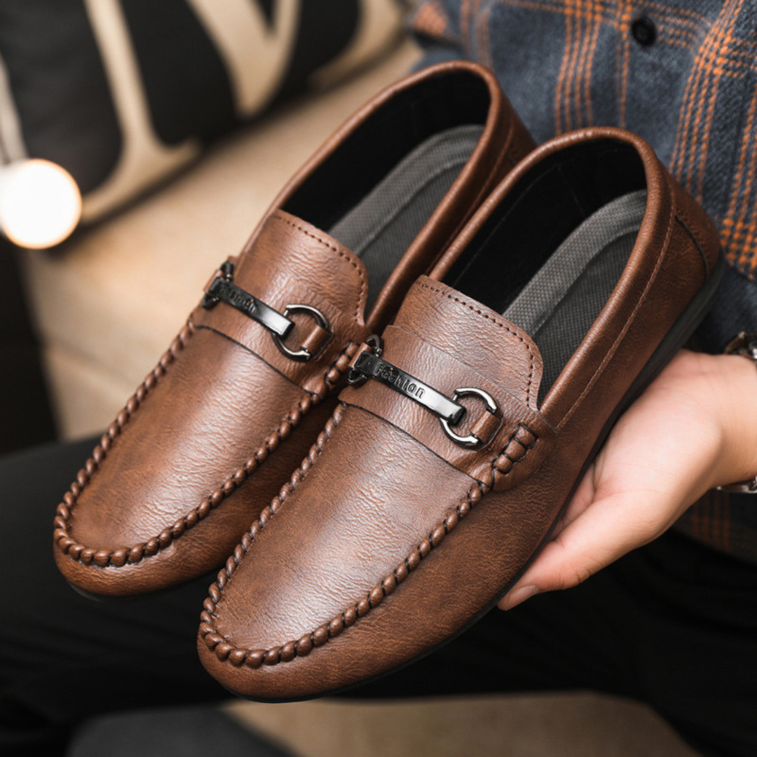 Leather Comfy Loafers