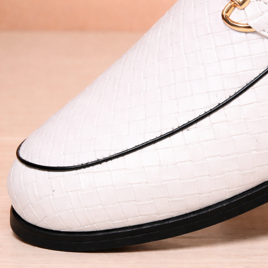 Woven Leather Loafer