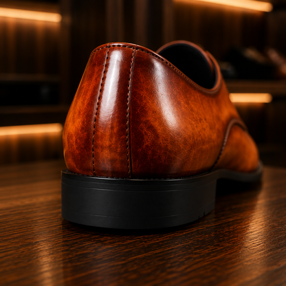 Plain Toe Derby Shoes